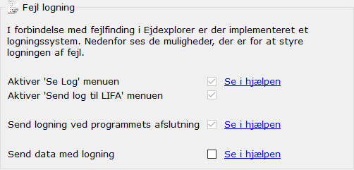 Indstillinger_Fejllogning