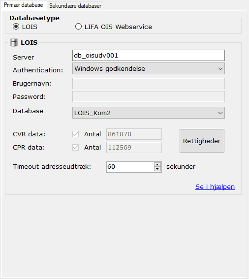 Indstillinger_LOIS_Database