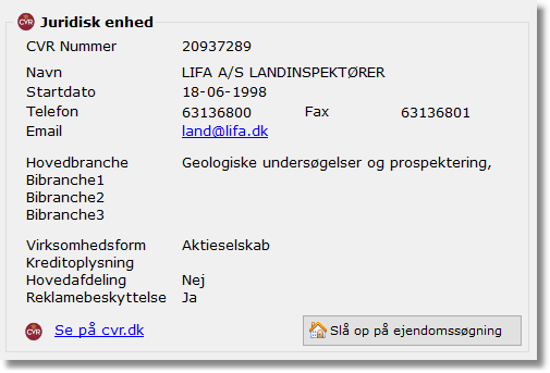 VirksomhedsSoegningJuridiskEnhed