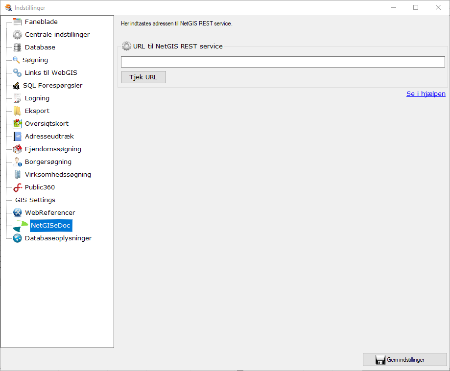 Indstillinger_NetGISeDoc