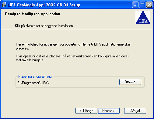 dialogLIFA_GeoMedia_Appl_Setup_Opsaetning_placering
