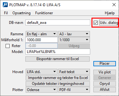 1.7.4.Dialogboks udseende Excel-udvidet