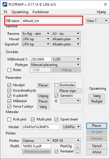 1.6.4.2hent aktuel plotdefinition fra database